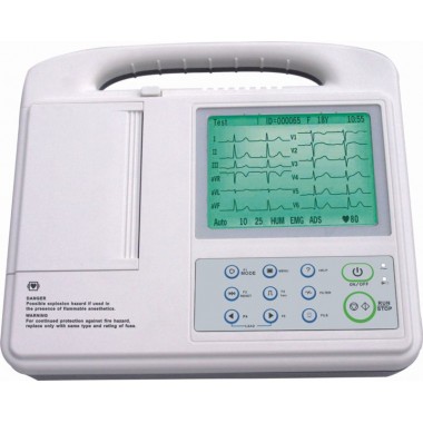 Digital electrocardiogram Six Channel ECG Machine