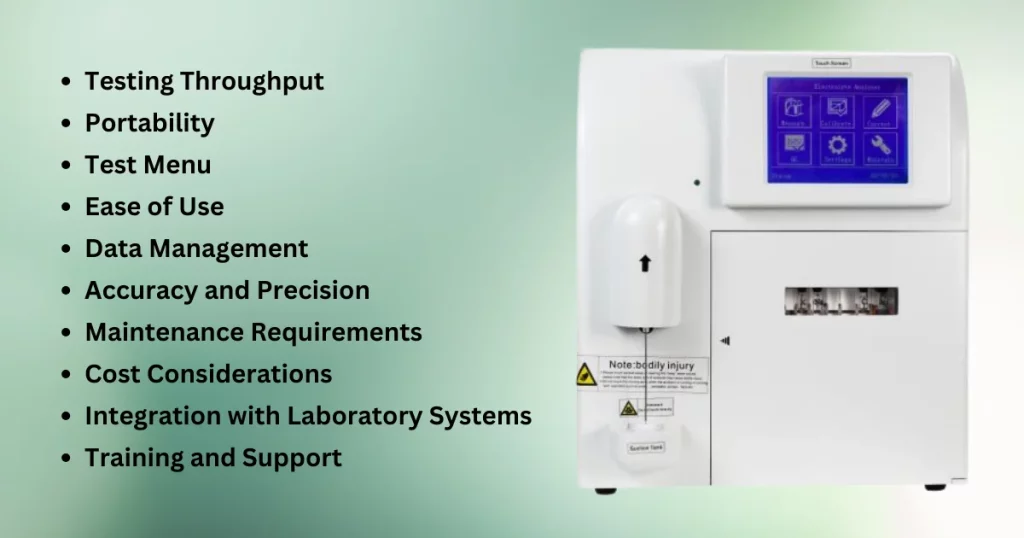 Key Features to Choose the Best Electrolyte Analyzer